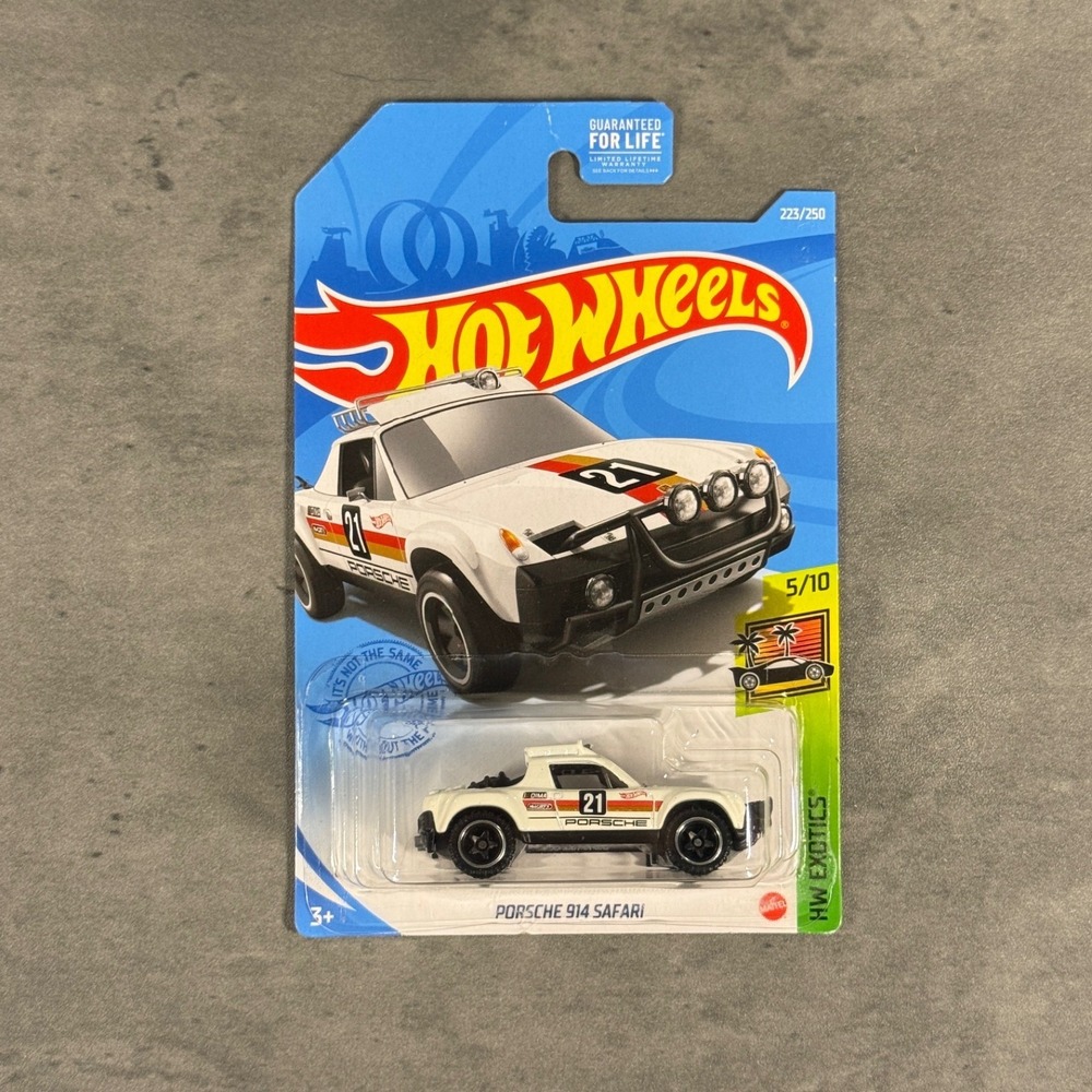 Hot Wheels Porsche 914 Safari White HW Exotics 223/250 Diecast Car NEW